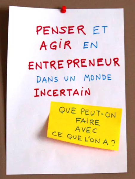 Couverture du livre &#34;Penser et agir en entrepreneur dans un monde incertain&#34; par Ghislain Moret de Rocheprise.